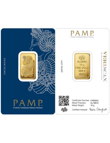Fortuna Gold Minted Bar 10g Fortuna Gold Minted Bar 10g